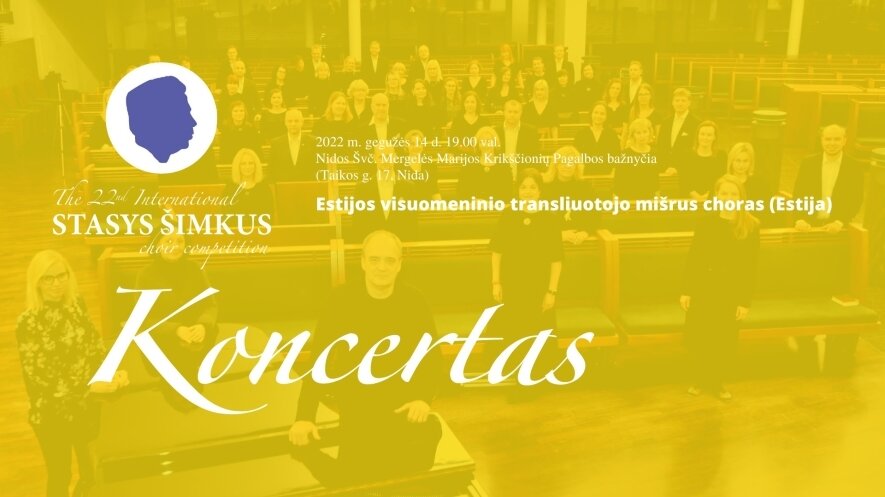 Estijos visuomeninio transliuotojo mišraus choro koncertas Nidoje