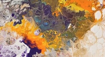 Liejimas akrilu. Paint pouring-magiška spalvinių efektų technika. Kuriame abstraktų paveikslą!