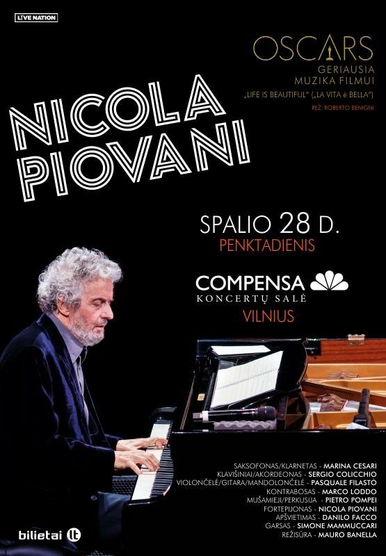 ATŠAUKTAS - Nicola Piovani koncertas Vilniuje