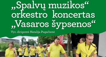 Nacionalinio "Spalvų muzikos" orkestro koncertas "Vasaros šypsenos"