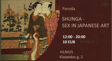 Paroda "Shunga – seksas japonų mene“