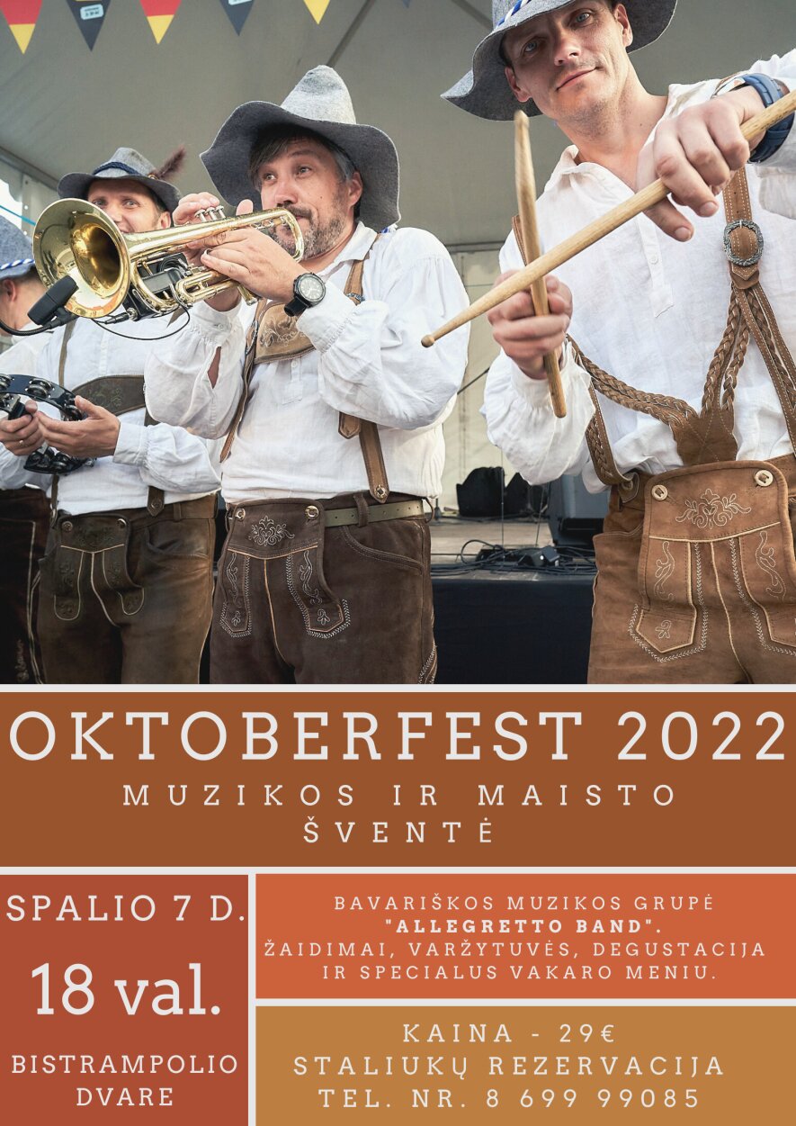 XX Bistrampolio festivalis | Muzikos ir Maisto šventė „OKTOBERFEST 2022“