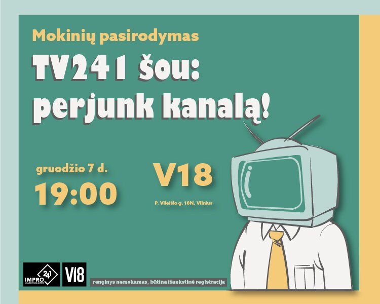 TV241 šou: perjunk kanalą!