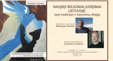 Knygos „Naujieji religiniai judėjimai Lietuvoje: tarp tradicijos ir kosminių religijų" pristatymas