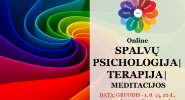 Online - SPALVŲ PSICHOLOGIJA| TERAPIJA| MEDITACIJOS. Praktinis panaudojimas.