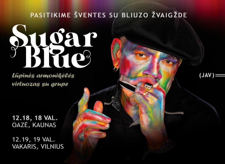 SUGAR BLUE (JAV) | Kaunas (vietoje atšaukto Otis Taylor)