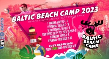 Paplūdimio tinklinio ir atradimų stovykla Nidoje suaugusiems "Baltic Beach Camp 2023"