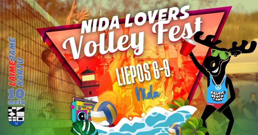Paplūdimio tinklinio festivalis Nidoje "Nida Lovers Fest 2023"