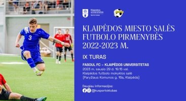 Fasoul FC – Klaipėdos universitetas | Klaipėdos miesto salės futbolo pirmenybės
