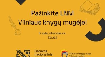 Pažinkite LNM 2023 m. Vilniaus knygų mugėje