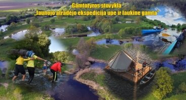 Gamtotyros vasaros stovykla "Jaunojo atradėjo ekspedicija upe ir laukine gamta 2023"