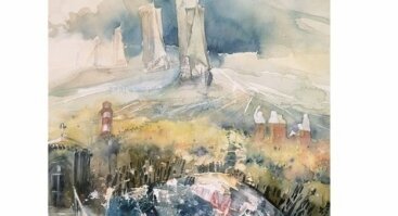 Eglės Lipinskaitės akvarelės paroda „Išplaukiantys prisiminimai“