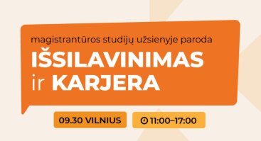 Magistrantūros studijų užsienyje paroda IŠSILAVINIMAS IR KARJERA 2023 Vilniuje