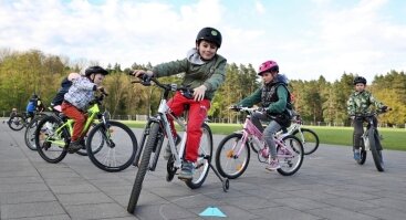 Šeimų dviračių vasaros atidarymas Vilniuje