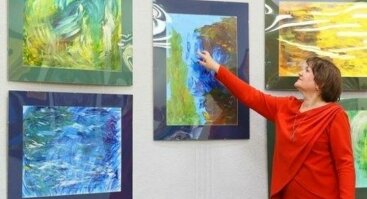 Angelės Šimoliūnienės trimačio vaizdo tapybos paroda „Praskleidus uždangą“