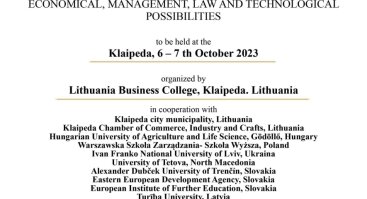 Lietuvos verslo kolegijos jubiliejinė 15-oji Tarptautinė mokslinė konferencija 2023 „Darni regiono plėtra: Ekonomikos, Vadybos, Teisės ir Technologijų galimybės“