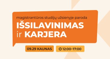 Magistrantūros studijų užsienyje paroda IŠSILAVININIMAS IR KARJERA 2023 Kaune