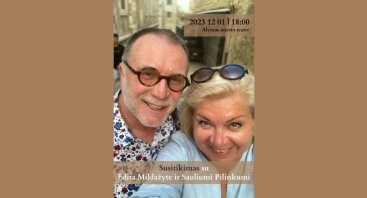 Susitikimas su Edita Mildažyte ir Sauliumi Pilinkumi | Alytus