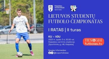 KU – VDU | Lietuvos studentų futbolo čempionatas 2023