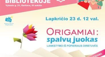 Origamiai: spalvų juokas