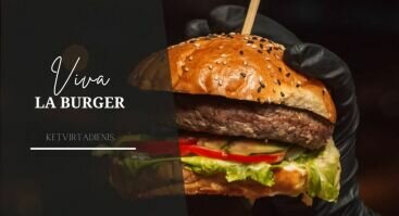 VIVA LA Burger vakarienė