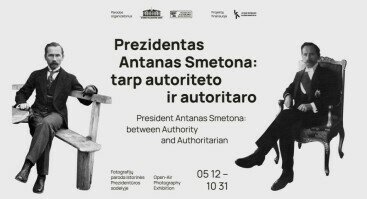 Fotografijų parodos „Prezidentas Antanas Smetona: tarp autoriteto ir autoritaro“ atidarymas su parodos kuratore