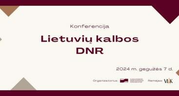 Konferencija „Lietuvių kalbos DNR“