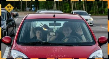 Kinas iš automobilio Klaipėdoje | Filmas "Numylėtinė"