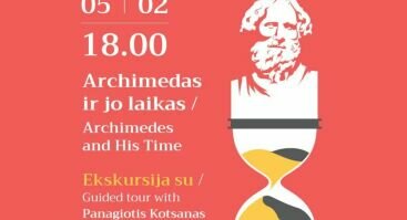 Nemokama ekskursija su Panagiotis Kotsanas parodoje „Archimedas ir jo laikas“
