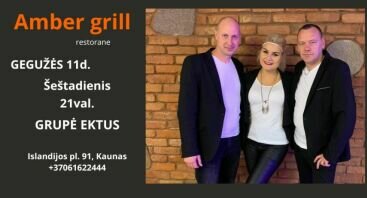 Grupė EKTUS/ Gegužės 11d. Amber grill restorane