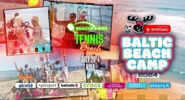 Paplūdimio teniso ir atradimų stovykla Nidoje suaugusiems "BALTIC BEACH TENNIS CAMP 2024"