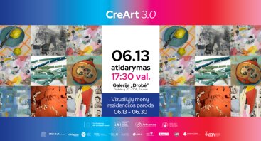 Vizualiųjų menų rezidencijos CreArt 3.0 paroda
