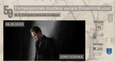 59-oji Fortepijoninės muzikos vasara | Pianistas JORIS SODEIKA