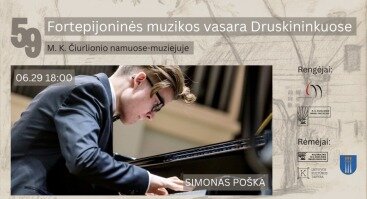 59 Fortepijoninė vasara | Pianistas SIMONAS POŠKA