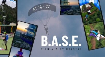 B.A.S.E. šuoliai nuo Vilniaus TV bokšto