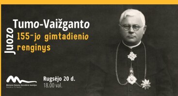 Juozo Tumo-Vaižganto 155-jo gimtadienio renginys