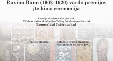 Lietuvos eilinio kario savanorio Ruvino Būno (1902–1920) vardo premijos įteikimo ceremonija