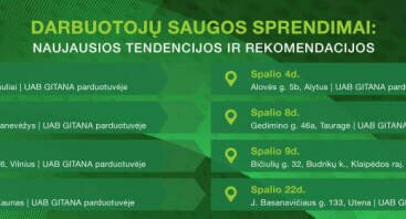 Darbuotojų saugos sprendimai: Naujausios tendencijos ir rekomendacijos