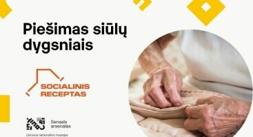 Piešimas siūlų dygsniais | Socialinis projektas „SANtakos“