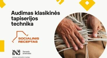 Audimas klasikinės tapiserijos technika | Socialinis projektas „SANtakos“