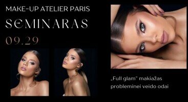 Makiažo seminaras su Make-up Atelier Paris