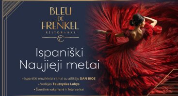 Ispaniški Naujieji metai Bleu de Frenkel restorane