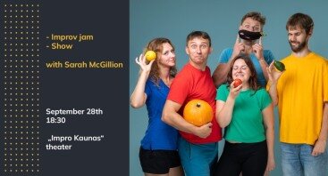 Improv jam + show in English with Sarah McGillion