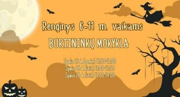 Helovyno renginys vaikams ,,Burtininkų mokykla"