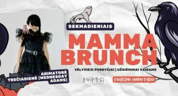 Animatorė Trečiadienė (Wednesday Adams) - Mamma Brunch