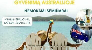 NEMOKAMI SEMINARAI APIE STUDIJAS AUSTRALIJOJE