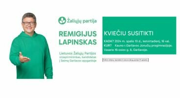 Rinkėjų susitikimas su Remigijum Lapinsku