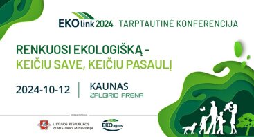 Konferencija „EKOlink 2024. Renkuosi ekologišką – keičiu save, keičiu pasaulį“