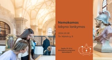 Nemokamas muziejaus lankymas | BPM 15 metų