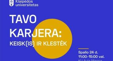 TAVO KARJERA: Keisk(is) ir klestėk